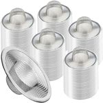 Heavy Duty Stainless Steel Slop Basket Filter Trap Mesh Metal Sink Strainer Perfect for Kitchen Sink/Bathroom Bathtub Wash Basin Floor Drain Balcony Drain Hole Utility (2.75" 100pcs)