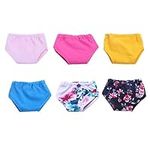 Cute Underwear Set for 18-inch Doll Dolls (Pink, Hot Pink, Yellow, Blue, Floral, and Black)