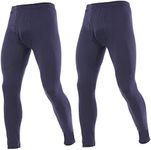 YUSHOW Mens 2 Pack Thermal Underwea