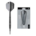 Target Darts Phil Taylor Power 9-Five Gen 7 18G 95% Tungsten Soft Tip Darts Set, Black and Grey, 20g, 210065