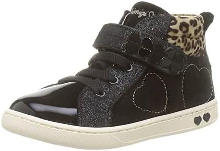 Primigi PLK 84040, Scarpe Da Ginnastica Basse, Bambine e Ragazze, Nero, 18 EU