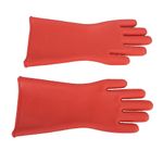 Yosoo Health Gear Electrician Work Gloves, 1 Pair Electrical Insulated Safety Gloves, 12KV Rubber Class 00 High Voltage Electric Gloves Insulating Work Gloves for Electrician Repair
