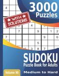 Sudoku Puzzle Book for Adults 3000: