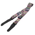 RKPM HOMES Guitar Strap I Soft Straps with PU Leather Ends I Adjustable Ultra Comfortable Belt I Modern Printed Design I for Electric, Acoustic, Bass, Classic Guitar, Ukulele (Large Sunflower)