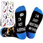 Jeasona Funny Gifts for Men Calf Socks 9-11 Birthday Gifts for Dad Who Has Everything from Daughter Grandad Gifts from Grandchildren Father’s Day Christmas Presents for Dad Grandad