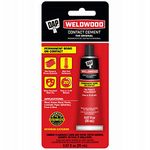 DAP COLORmaxx 7079800129 Weldwood Contact Cement, Liquid, Strong Solvent, Tan, 0.67 oz Bottle