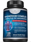 Premium Magnesium Citrate Capsules – Powerful 500mg Magnesium Oxide & Citrate Supplement – Helps Support Healthy Bones, Muscles, Teeth, Energy & Relaxation – 120 Vegetable Capsules