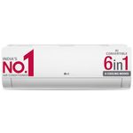 LG 1.5 Ton 5 Star AI DUAL Inverter Split AC (Copper, Super Convertible 6-in-1 Cooling, HD Filter with Anti-Virus Protection, PS-Q19YNZE, White)