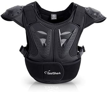 EastShark Kids Chest Protector Dirt Bike Gear Youth Motorcycle Riding Protective Gear Motocross Chest Armor for Boys Girls Mountain Biking Cycling Off-Road Riding Skiing Skating Small