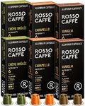 Rosso Coffee Capsules for Nespresso Original Machine - 60 Gourmet Espresso Pods, Compatible with Nespresso Original Line Machines (Flavor 60)