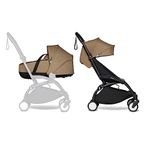 BABYZEN YOYO2 Complete Stroller - Includes Toffee Bassinet, Black Frame & Toffee 6+ Color Pack - Suitable for Children Up to 22 kg