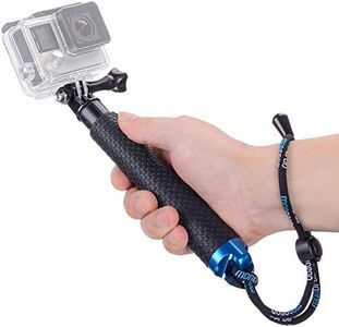 Vicdozia 19'' Waterproof Hand Grip Adjustable Extension Selfie Stick Handheld Monopod Compatible with GoPro Hero(2018) Hero 10 9 8 7 6 5 4 3+ 3 2 1, AKASO, SJCAM SJ4000 More Action Cameras