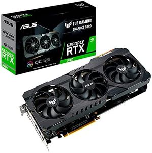 ASUS TUF Gaming NVIDIA GeForce RTX 3060 V2 OC Edition Graphics Card (PCIe 4.0, 12GB GDDR6, HDMI 2.1, DisplayPort 1.4a, Dual Ball Fan Bearings, Military-Grade Certification, GPU Tweak II)