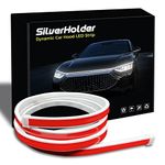 SilverHolder Dynamic Blue Car Hood Light Strip 70 Inches Exterior Car LED Strip Lights Flexible LED Strip Lights for Car Daytime Running Light for Cars, SUVs,Trucks