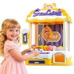 Claw Machine for Kids, Large Grabber Machine Fun Toy, Mini Vending Machine Arcade Games with Adjustable Sound and Mini Toy, Christmas Birthday Gift for Girls Boys 4-8 5 6 7 Years Old, Claw Machine