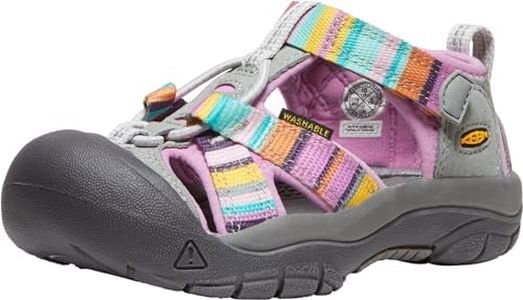 KEEN Unisex-Child Venice H2 Closed Toe Water Sandals, Lilac/Raya, 4 Big Kid