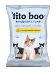 Tito Boo Scented Bentonite Cat Litter - 6 Kg - All-Natural, Clumping, and Odor-Control Formula for Cats - Citrusy Lemon