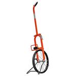 Keson MP301 Metal Frame Measuring Wheel with Spoked Wheel (Graduations: ft.), 11-1/2-Inch Diameter, Orange