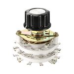 Rebower Band Selector Rotary Switch 6P3T 6 Pole 3 Position, 2 Deck [for Radio, TV, Other Electronic Devices] - 1 Pcs