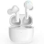 EarFun Wireless Earbuds, [What Hi-Fi Awards] Air Bluetooth In-Ear Headphones with 4 Mics ENC, Sweatshield™ IPX7 Waterproof, Clear Sound, Deep Bass, Wireless Charge, App Customize EQ, 35H, White