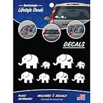 Elephant Family Car Stickers - Set 