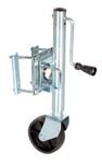 Vestil TJ-06 Side Swivel and Wheel Trailer Jack, 800 lbs Capacity, 10 Lift Range