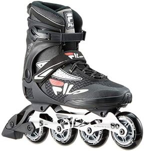 FILA SKATES 010619100 LEGACY PRO 80 Inline skate Men's BLCK/SILV/RED Size 9.5