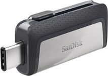 SanDisk 256GB Ultra Dual Drive USB C Flash Drive, USB C memory stick forsmartphone, USB stick with reversible USB Type-C and USB Type-A connectors, for smartphones, tablets, Macs and computers