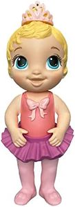 Baby Alive Sweet Ballerina Baby Doll, Pink, 10.5-Inch Ballet Doll with Tutu Skirt and Tiara, Blonde Hair Toy for Kids Ages 3 Years and Up, Multicolor (F12725X0)