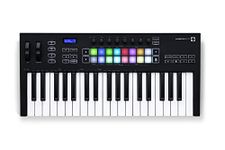 Novation Launchkey 37 [MK3] MIDI Keyboard Controller — Seamless Ableton Live Integration. Chord Mode, Scale Mode, and Arpeggiator. All the software you need for Music Production.