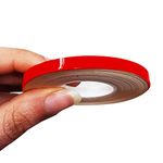 4R Quattroerre.it 10467 Trim Stripes Adhesive Strips for Cars, Red, 5 mm x 10 mt