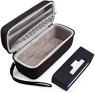 Hard Case Travel Bag and Black Soft Silicone Cover for Bose SoundLink Mini/ Mini 2 Bluetooth Speaker by LotFancy