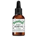 Bugalugs Hemp Oil Dog Calming Products 50ml- Nervous dog products for dog anxiety relief - Hemp oil for dogs uk & cats, organic food supplements with omega 3, 6, 9 support hip, joint & dog calming