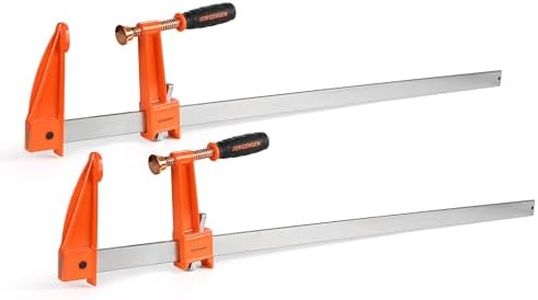 Jorgensen 36-Inch Deep-Reach Throat Bar Clamps, 5" Throat Depth, 2-Pack