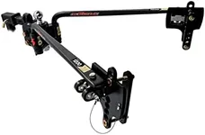 Camco Eaz-Lift ReCurve R6 1,200lb Weight Distribution Hitch | Features 1,400lb Max Tongue Weight Rating, 2-5/16-inch Ball has a 15,000lb Max Rating, and Premium Adaptive Sway Control | (48734)