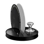MHW-3BOMBER 58.5mm Puck Screen Matching Set,Espresso Metal Coffee Filter Reusable Espresso Filters,0.2mm and 0.8mm Thickness with Espresso Puck Screen Stand and Auxiliary Magnetic Suction : FG7052-OS
