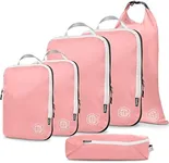 Compression Packing Cubes - Travel Organizers (Dusty Rose)