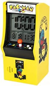 Pac Man Arcade Alarm Clock, Multi-Colour, 8 x 10 x 16 cm