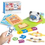 Makeblock mTiny Coding Robot Kit, Early Childhood STEM Educational Smart Robot Toy for Kids Aged 4+, DIY Screen Free Rechargeable Remote Control Robot Gift for Boys and Girls