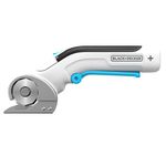 BLACK+DECKER 4V MAX Rotary Cutter, Cordless, USB Rechargeable (BCRC115FF) , White