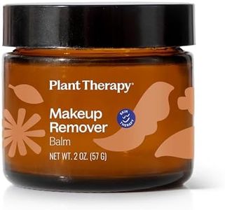 Plant Therapy Makeup Remover Balm 2 oz Gently Cleanses Away Makeup - Even Waterproof!, Nourishes & Softens Skin as it Cleans, All-Natural & Vegan Ingredients