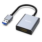 BENFEI USB 3.0 to HDMI Adapter, USB 3.0 to HDMI Male to Female Adapter for Windows 11, Windows 10, Windows 8.1, Windows 8, Windows 7(Not for Mac)