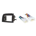 Scosche TA2088B 2004-Up Toyota Sienna Double Din kit + Metra 70-1761 Radio Wiring Harness for Toyota