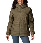 Columbia Women's Silver Falls Hooded Jacket, Stone Green, Small