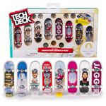 Tech Deck, Competition Legends 8-Pack Fingerboards with Collectible Cards, Olympic Games Paris 2024, Customizable Mini Skateboards, Kids Toys for Ages 6 and up