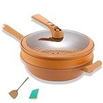 2024 Non-Stick Clay Wok With Steame