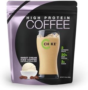 Chike Sweet Cream High Protein Iced Coffee, 20 G Protein, 2 Shots Espresso, 2 G Sugar, Keto Friendly and Gluten Free, 14 Servings (17.8Ounce)