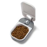 Cat Mate C100 Single Meal Automatic Timer-Controlled Pet Feeder - Suitable for Cats and Small Dogs, For Wet or Dry Food, up to 400 g capacity, White