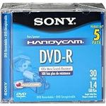 Sony 8cm DVD-R with Hangtab 5 Pack 