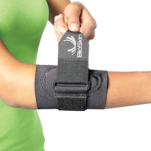 BioSkin Elbow Brace for Tennis Elbow & Golfers Elbow - Pain Relief Elbow Brace for Men & Women, Reduce Joint Pain, Arthritis, Tendonitis, Bursitis, Workout